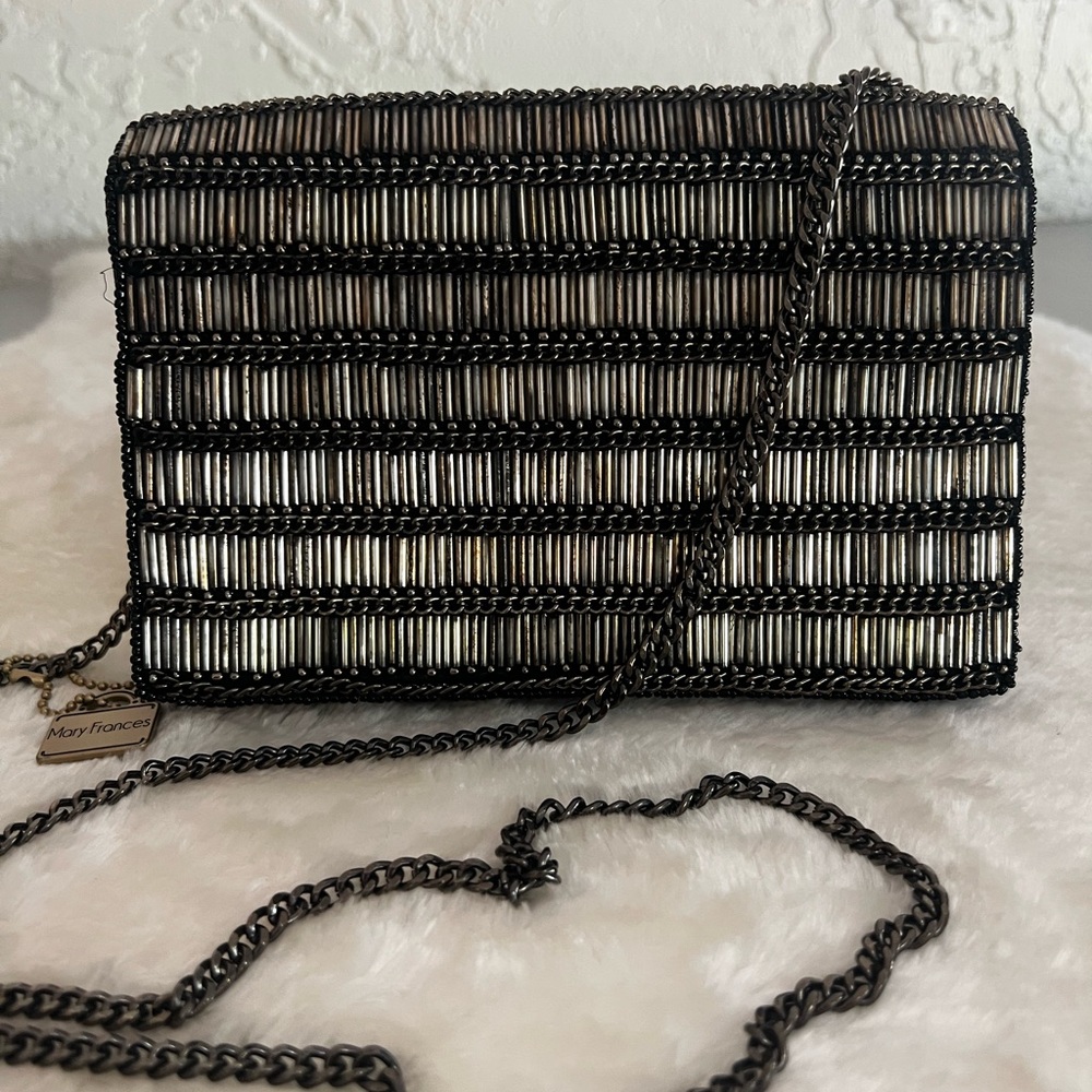 Mary Frances Woman’s Heavy Hitter Beaded Crossbody/Belt Bag